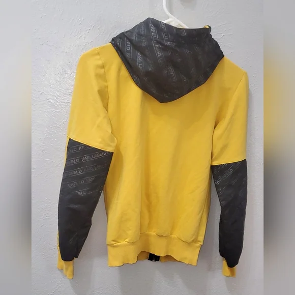 Karl Lagerfeld Yellow and Black Hoodie - Picture 2 of 5